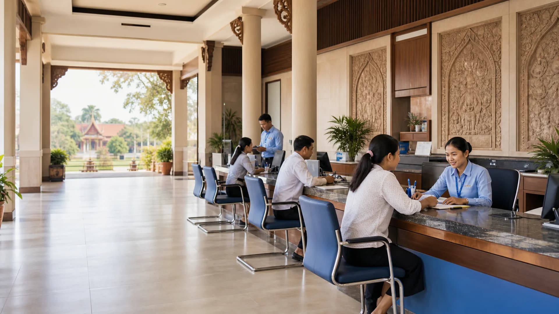 Participants collaborating during a business workshop