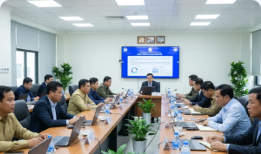 People participating in a digital literacy training session